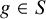g element of upper S