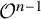 script upper O Superscript n minus 1
