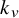 k Subscript v