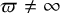 pi not equals infinity