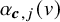 alpha Subscript bold italic c comma j Baseline left parenthesis v right parenthesis