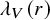 lamda Subscript upper V Baseline left parenthesis r right parenthesis