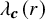 lamda Subscript bold italic c Baseline left parenthesis r right parenthesis