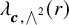 lamda Subscript bold italic c comma and Overscript 2 Endscripts Baseline left parenthesis r right parenthesis