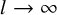 l right arrow infinity