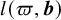 l left parenthesis pi comma bold italic b right parenthesis