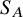upper S Subscript upper A