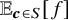double struck upper E Subscript bold italic c element of upper S Baseline left bracket f right bracket