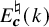 upper E Subscript bold italic c Superscript normal natural Baseline left parenthesis k right parenthesis
