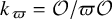 k Subscript pi Baseline equals script upper O divided by pi script upper O