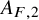 upper A Subscript upper F comma 2