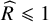ModifyingAbove upper R With caret less than or slanted equals 1