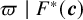 pi vertical bar upper F Superscript asterisk Baseline left parenthesis bold italic c right parenthesis