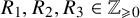 upper R 1 comma upper R 2 comma upper R 3 element of double struck upper Z Subscript greater than or slanted equals 0 Baseline