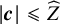 StartAbsoluteValue bold italic c EndAbsoluteValue less than or slanted equals ModifyingAbove upper Z With caret