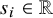 s Subscript i Baseline element of double struck upper R