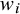 w Subscript i