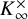 upper K Subscript infinity Superscript times