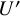 upper U prime