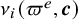 nu Subscript i Baseline left parenthesis pi Superscript e Baseline comma bold italic c right parenthesis