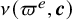 nu left parenthesis pi Superscript e Baseline comma bold italic c right parenthesis