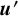 bold italic u prime