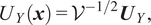UYx equals upper V minus 1 slash 2 UY comma