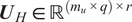 UH element of double struck upper R mu times q times r