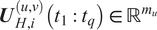UH comma iuvt 1 colon tq element of double struck upper R mu