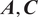 upper A comma upper C