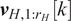 vH comma 1 colon rHk