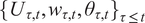 upper U tau comma tw tau comma t theta tau comma t tau less than or equals t