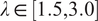 lamda element of 1.5 comma 3.0