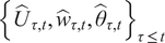 upper U hat tau comma tw hat tau comma t theta hat tau comma t tau less than or equals t