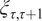 xi tau comma tau plus 1