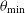 theta Subscript min