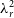 lamda Subscript r Superscript 2