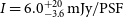 upper I equals 6.0 StartLayout 1st Row plus 20 2nd Row negative 3.6 EndLayout normal m normal upper J normal y divided by normal upper P normal upper S normal upper F