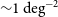 tilde 1 normal d normal e normal g Superscript negative 2