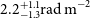 2.2 StartLayout 1st Row plus 1.1 2nd Row negative 1.3 EndLayout normal r normal a normal d normal m Superscript negative 2