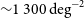 tilde 1 300 normal d normal e normal g Superscript negative 2
