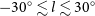 minus 30 Superscript ring Baseline less than or equivalent to l less than or equivalent to 30 Superscript ring