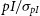 p upper I divided by sigma Subscript p upper I