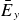 upper E overbar Subscript y