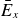 upper E overbar Subscript x