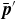bold italic p overbar prime