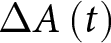 upper Delta upper A left parenthesis t right parenthesis