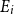 upper E Subscript i