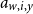 a Subscript w comma i comma y