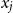 x Subscript j